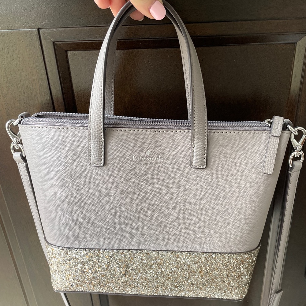 Kate Spade small Greta Crossbody glitter